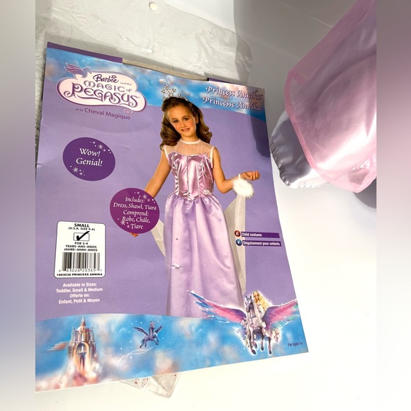 Vintage Rare Barbie Magic of Pegasus Costume Size S Ages 3-4 - Picture 2 of 9